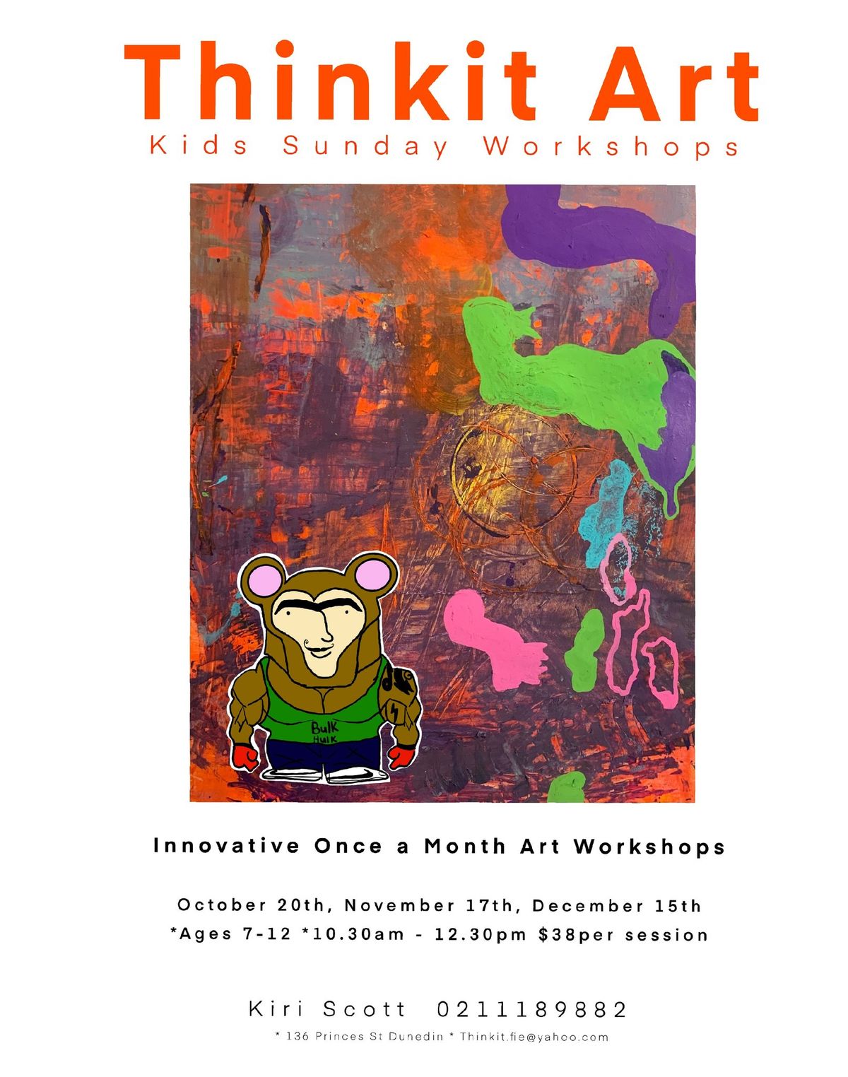 Thinkit Art Kids - once a month Sunday Workshops 