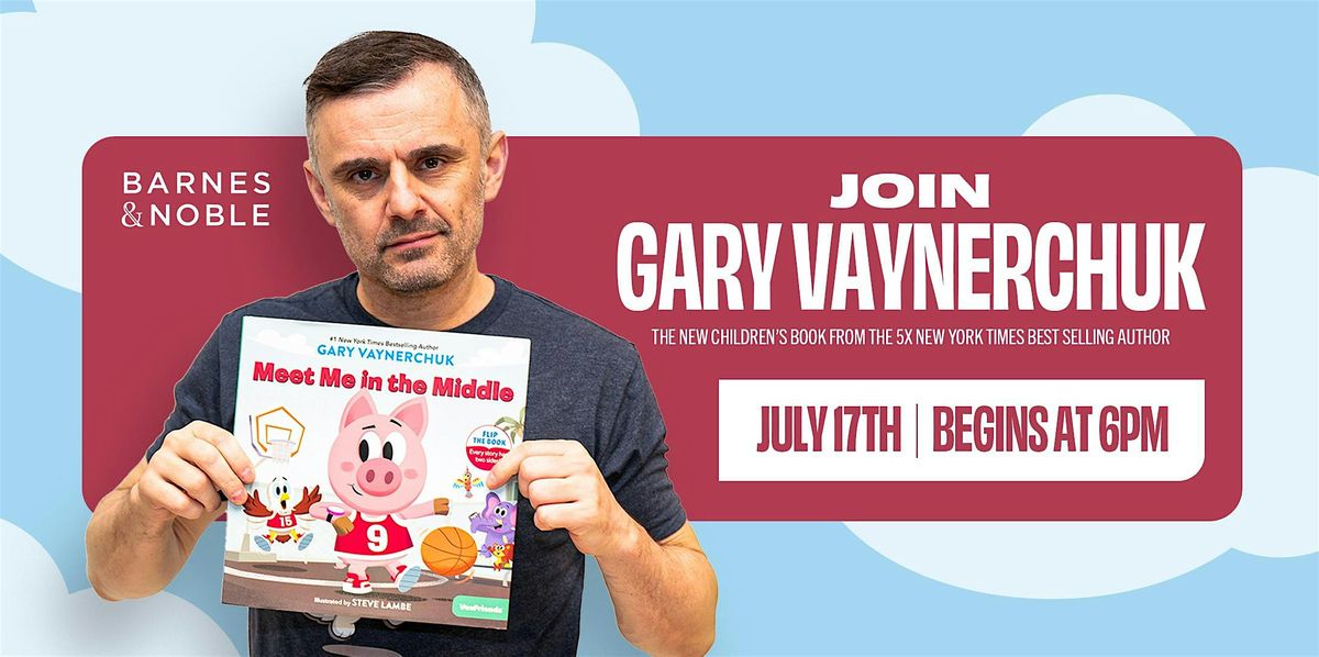 Gary Vaynerchuk celebrates MEET ME IN THE MIDDLE at B&N-Union Square!