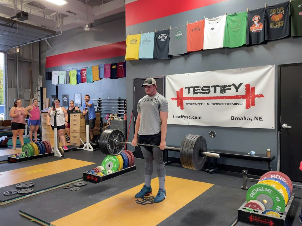 Deadapalooza! The 2024 Annual Testify Deadlift Festival