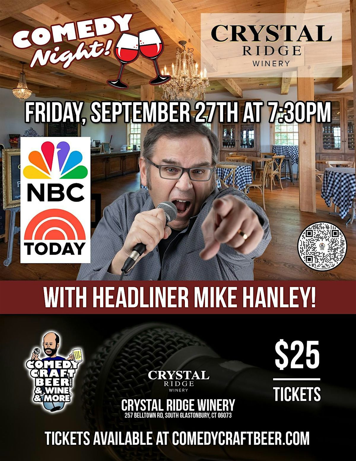 Comedy Night at Crystal Ridge Winery