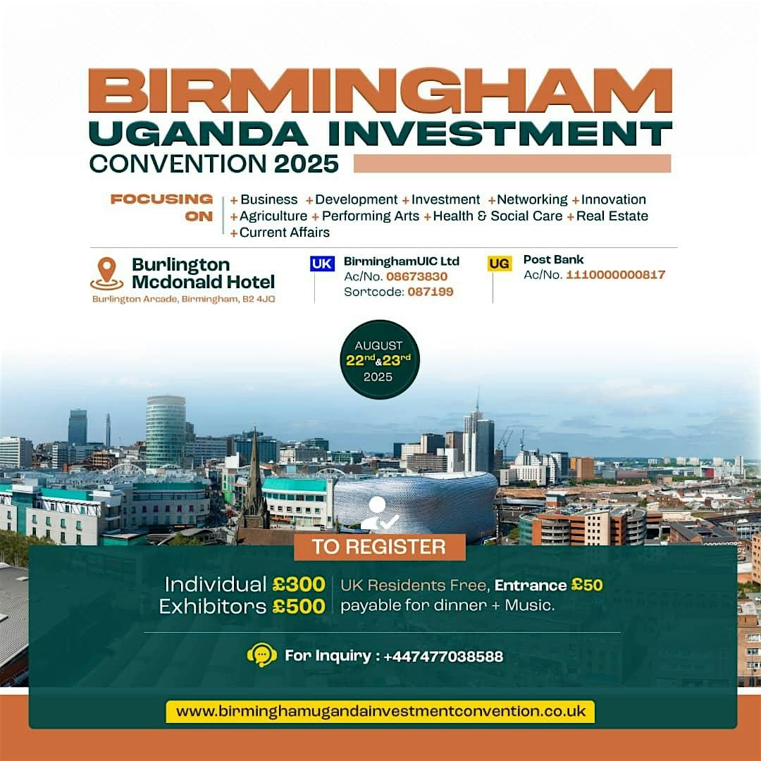 Birmingham Uganda Investment Convention 2025