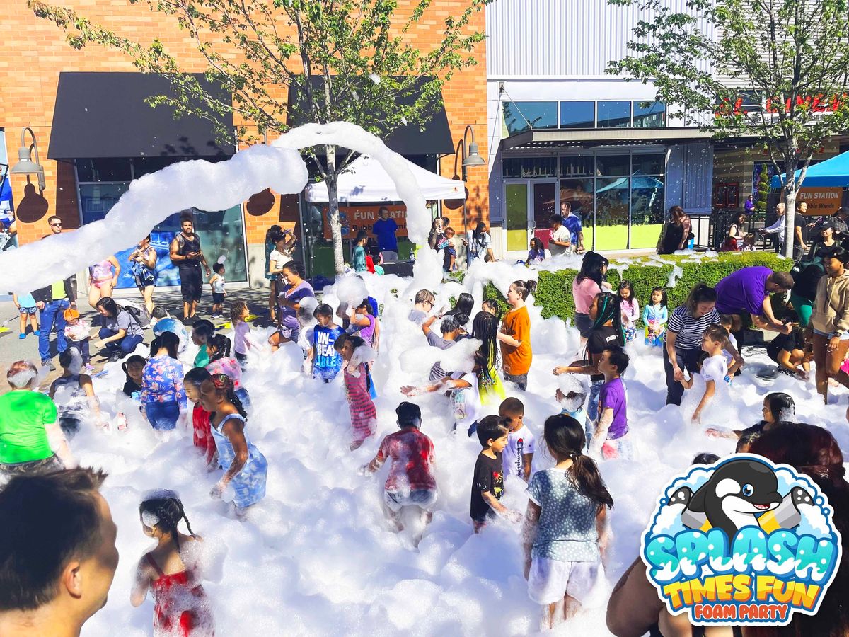 Foam Dance Party at the Burlington Visitor Information Center Ampitheater