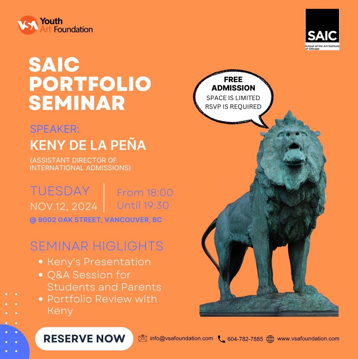 SAIC Portfolio Seminar