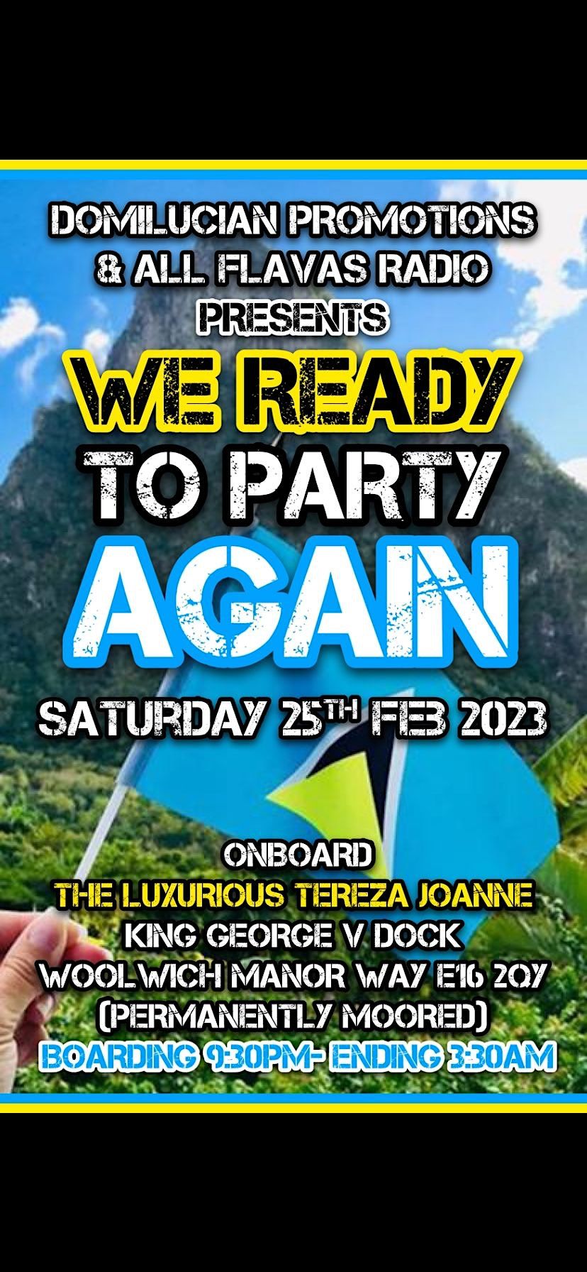 WE READY TO PARTY AGAIN ST. LUCIA'S 44TH INDEPENDENCE