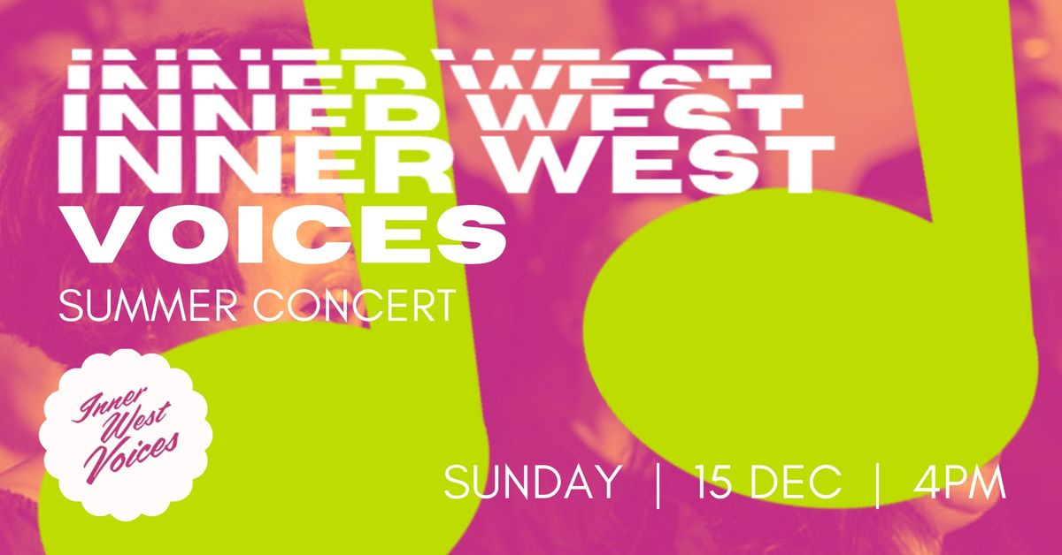 Inner West Voices Summer Concert 2024