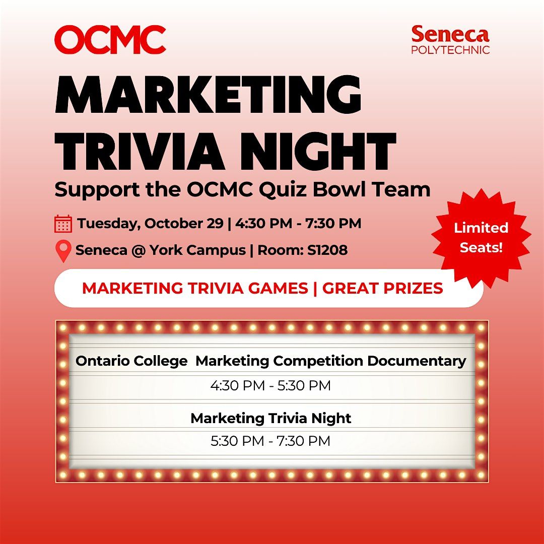 OCMC Marketing Trivia Night