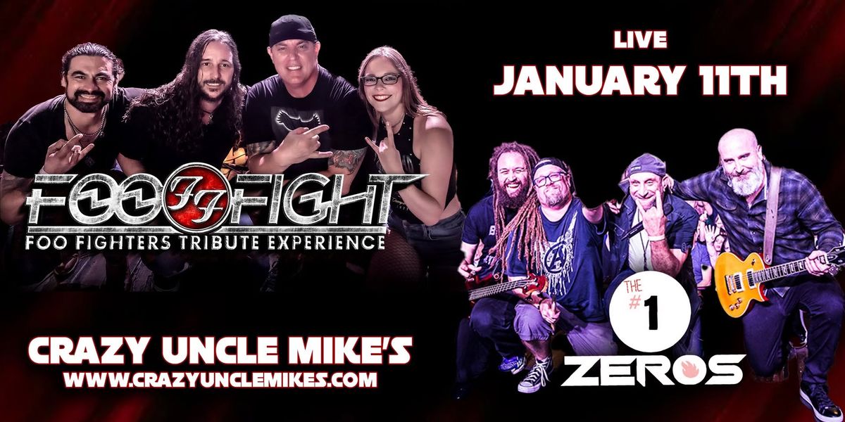 Foo Fight (Foo Fighters Tribute) & #1 Zeros (Chris Cornell Tribute) at Crazy Uncle Mikes 