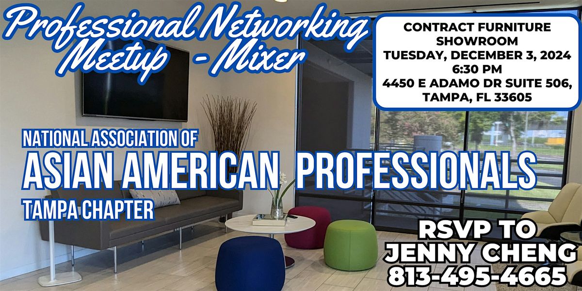 Tampa Asian American Professionals DECEMBER Networking Meetup