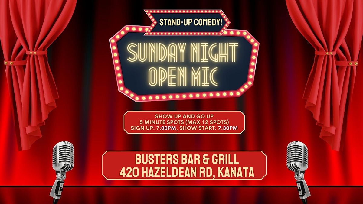 Busters Open Mic