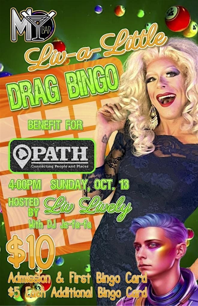 OCTOBER  DRAG BINGO, supporting PATH!