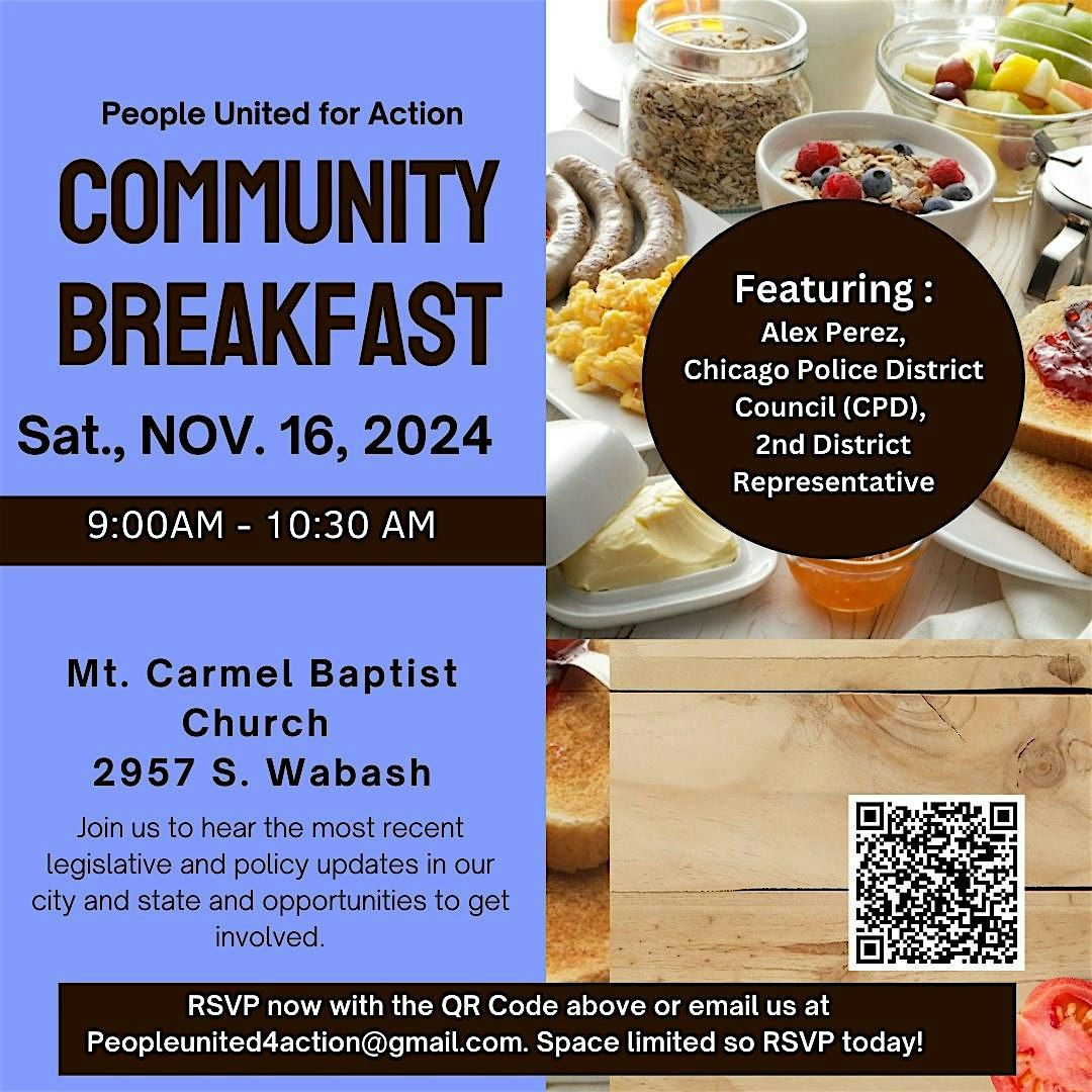 People United for Action Breakfast