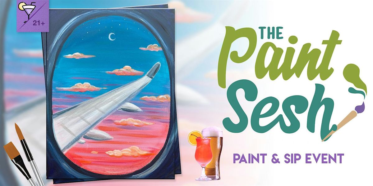 Paint Night Painting Class in Cincinnati, OH \u2013 \u201cBig Jet Plane\u201d