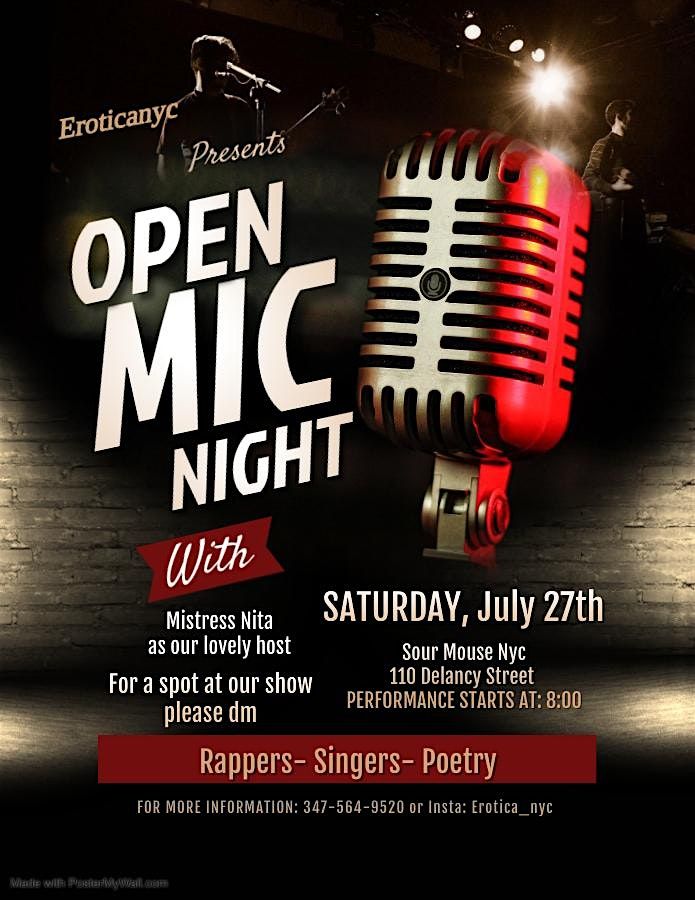 Open Mic by EroticaNyc