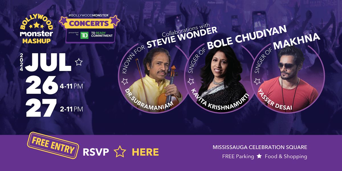 #BollywoodMonster Concerts Presented By TD
