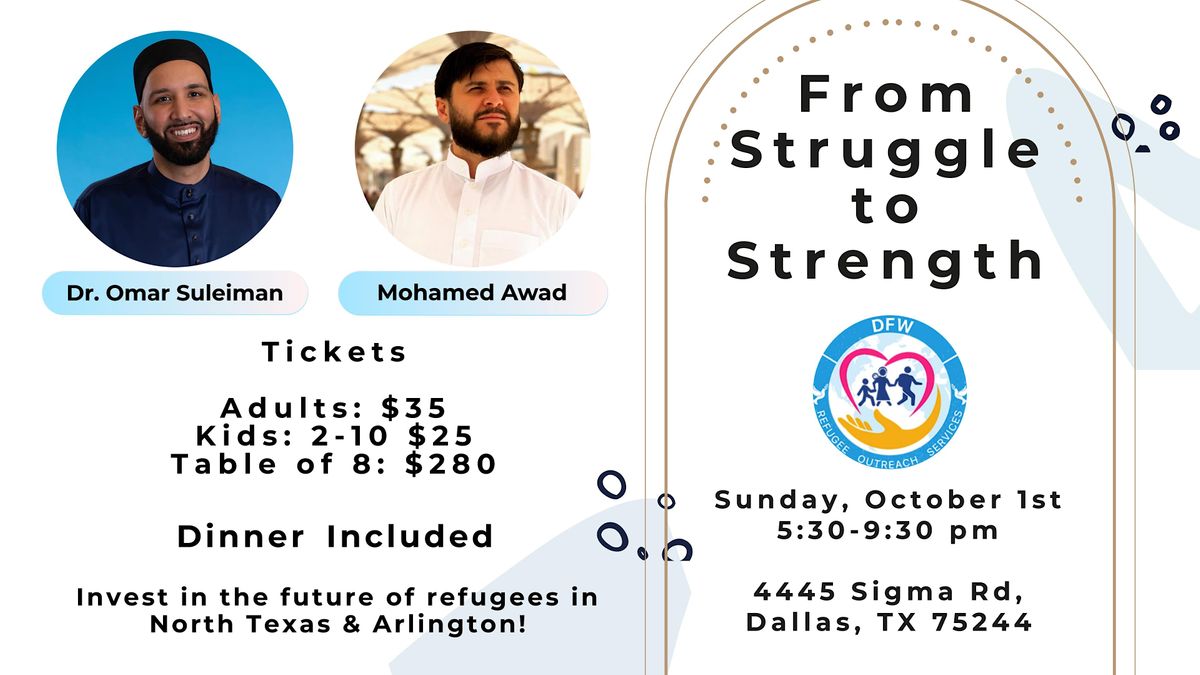 From Struggle to Strength: DFWROS Fundraiser