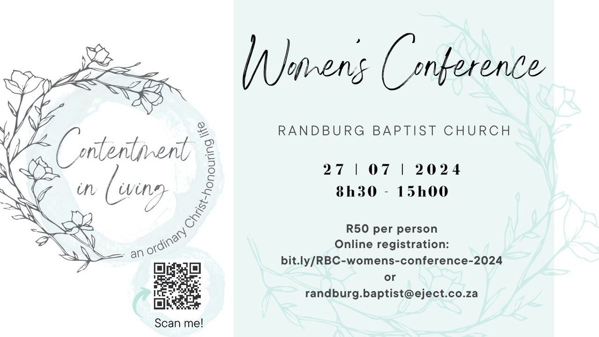 Contentment in Living (women's conference 2024)