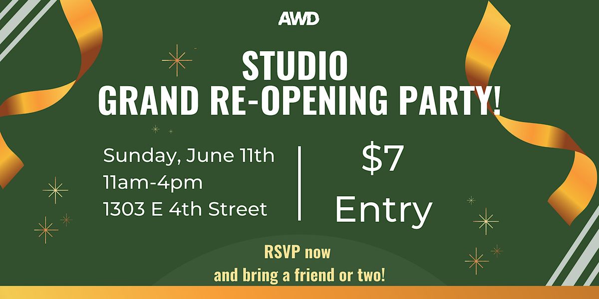 Photo Studio Grand Re-Opening Party!