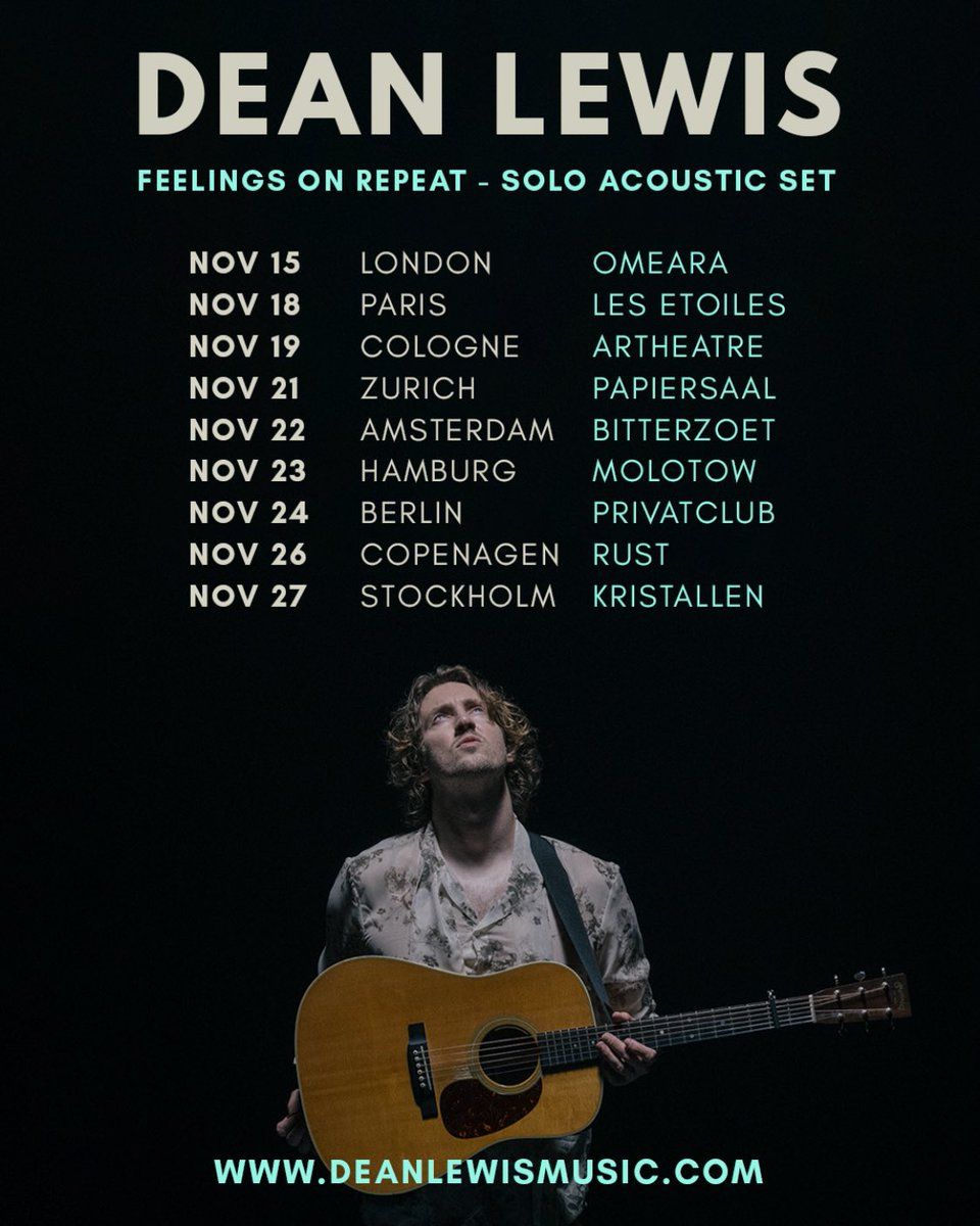 Dean Lewis at Agora Theatre