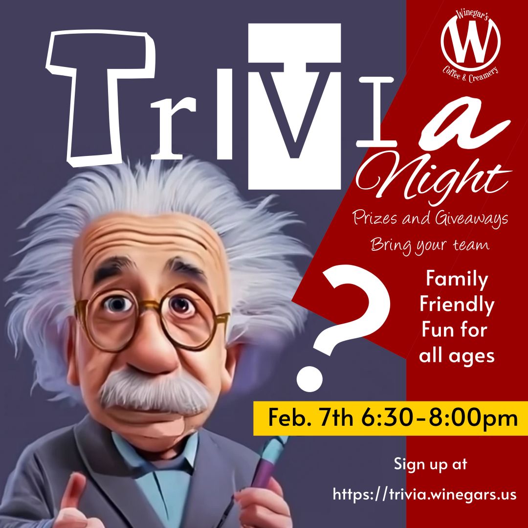 Trivia Night at Winegar's Coffee and Creamery