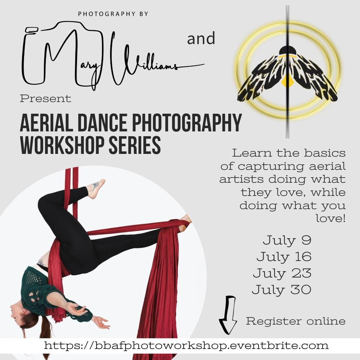 Aerial Dance Photography Workshop Series