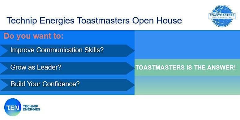 Technip Energies Toastmasters Open House