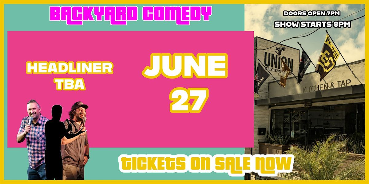 San Diego Comedy Night: Hilarious Stand-Up Show on June 27