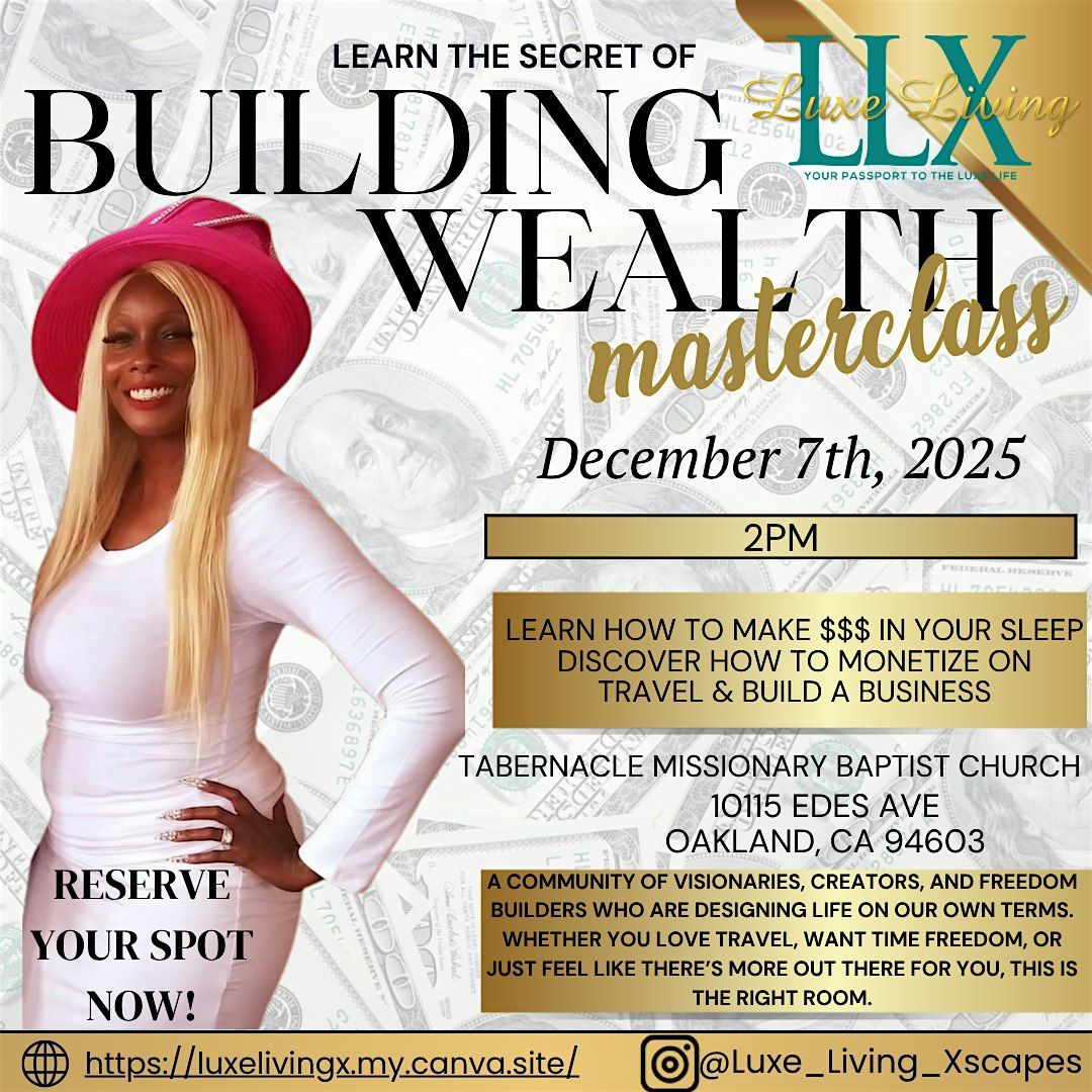 BUILDING WEALTH MASTERCLASS