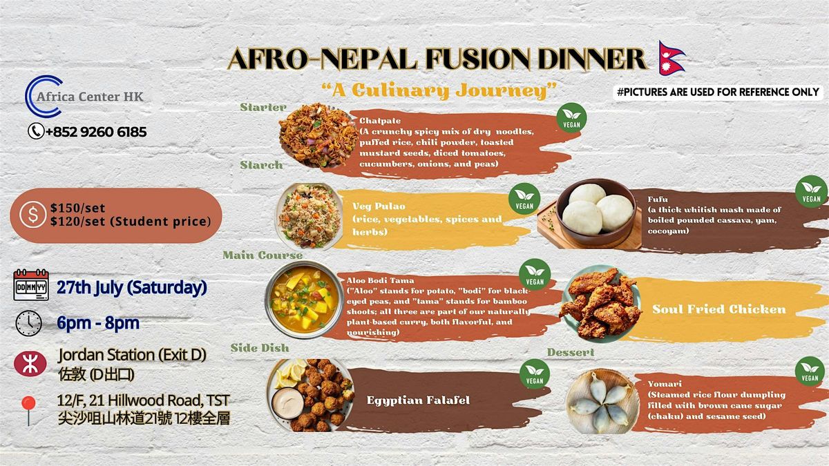 Afro-Nepal Fusion Dinner