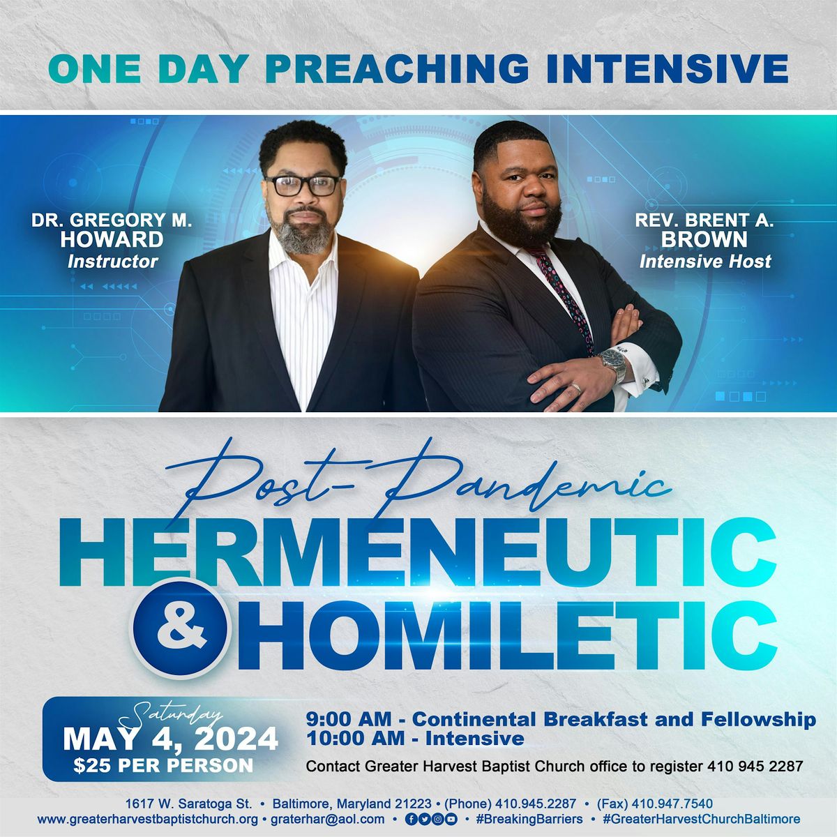 One Day Preaching Intensive