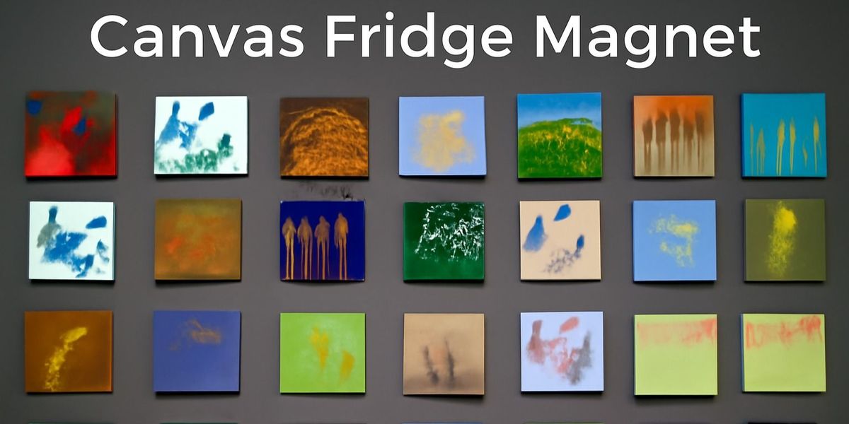 Canvas Fridge Magnet