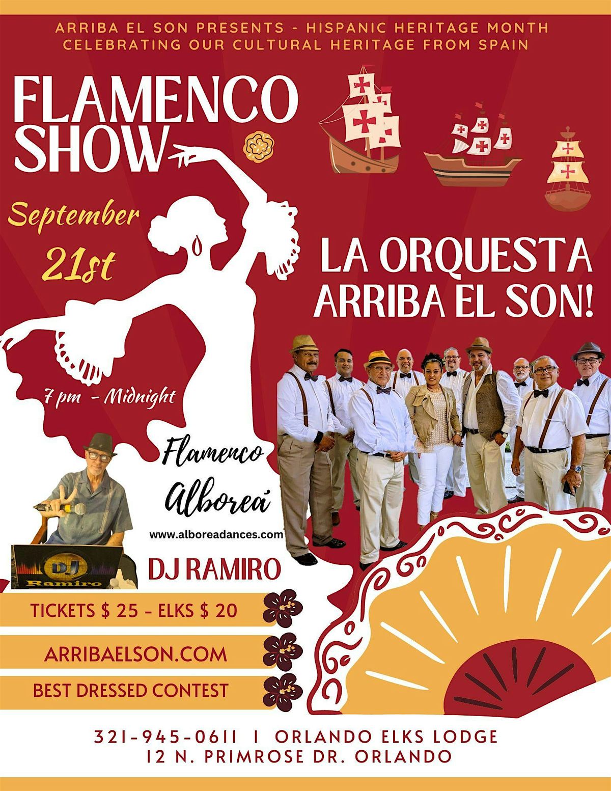 HISPANIC HERITAGE - FLAMENCO SHOW & LIVE LATIN BAND