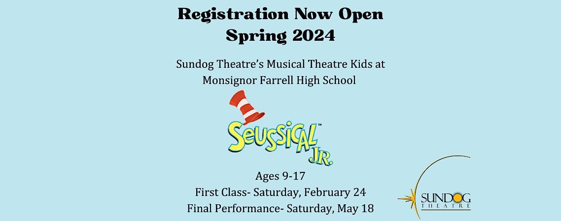 Musical Theatre Kids Spring 2024- Seussical JR.