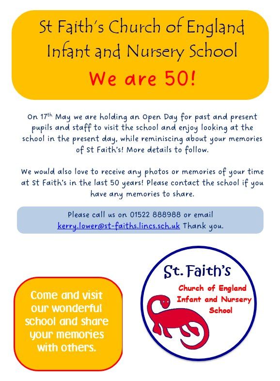 St Faith's 50th Celebration!