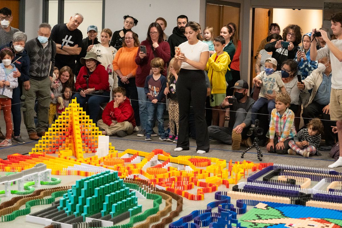 17th Annual Domino Toppling Extravaganza