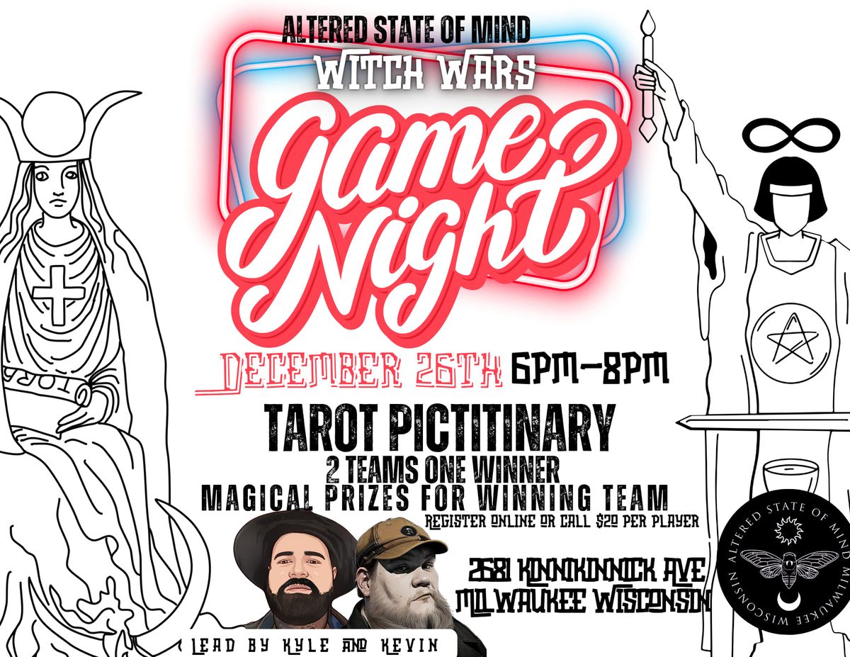 Witch Wars Game Night - Tarot pictionary edition