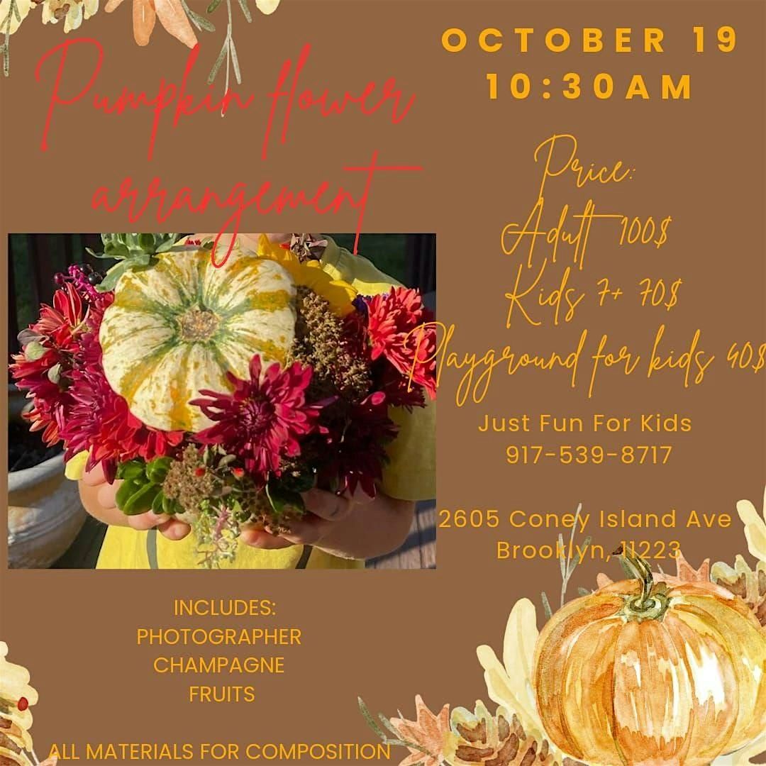 Pumpkin Flower Arrangement Workshop