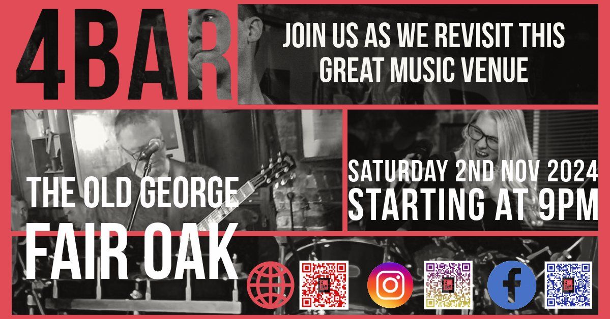 We return to the Old George for another great night of music