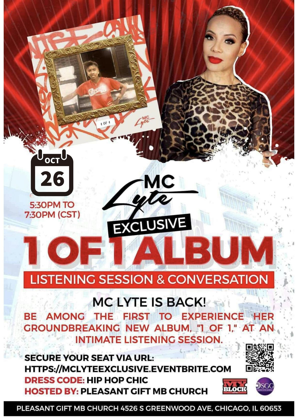 MC Lyte\u2019s Exclusive 1 of 1 Album Listening Session & Conversation