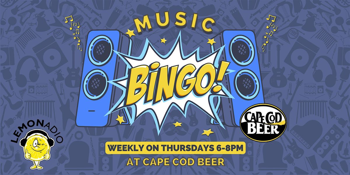 Music Bingo w\/ Lemonadio at Cape Cod Beer!