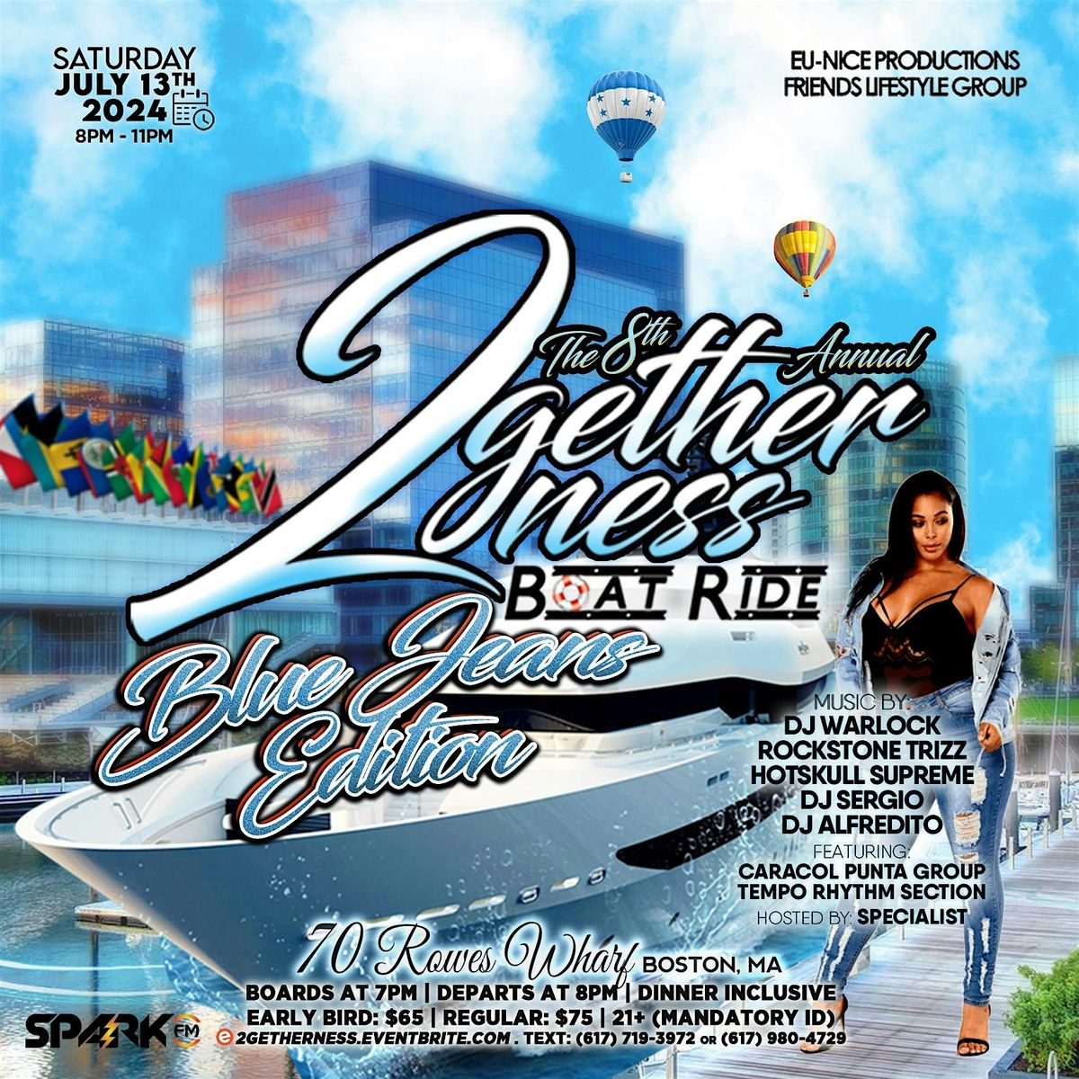 The 8th Annual 2getherness Boatride | Blue jean Edition