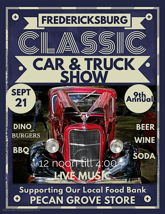 9th. Annual Fredericksburg Classic Car & Truck Show