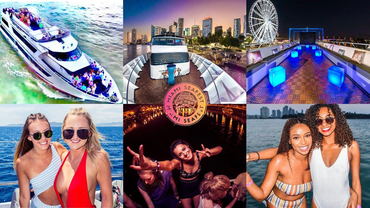 #1 Miami Hottest Boat Party + Free Drinks