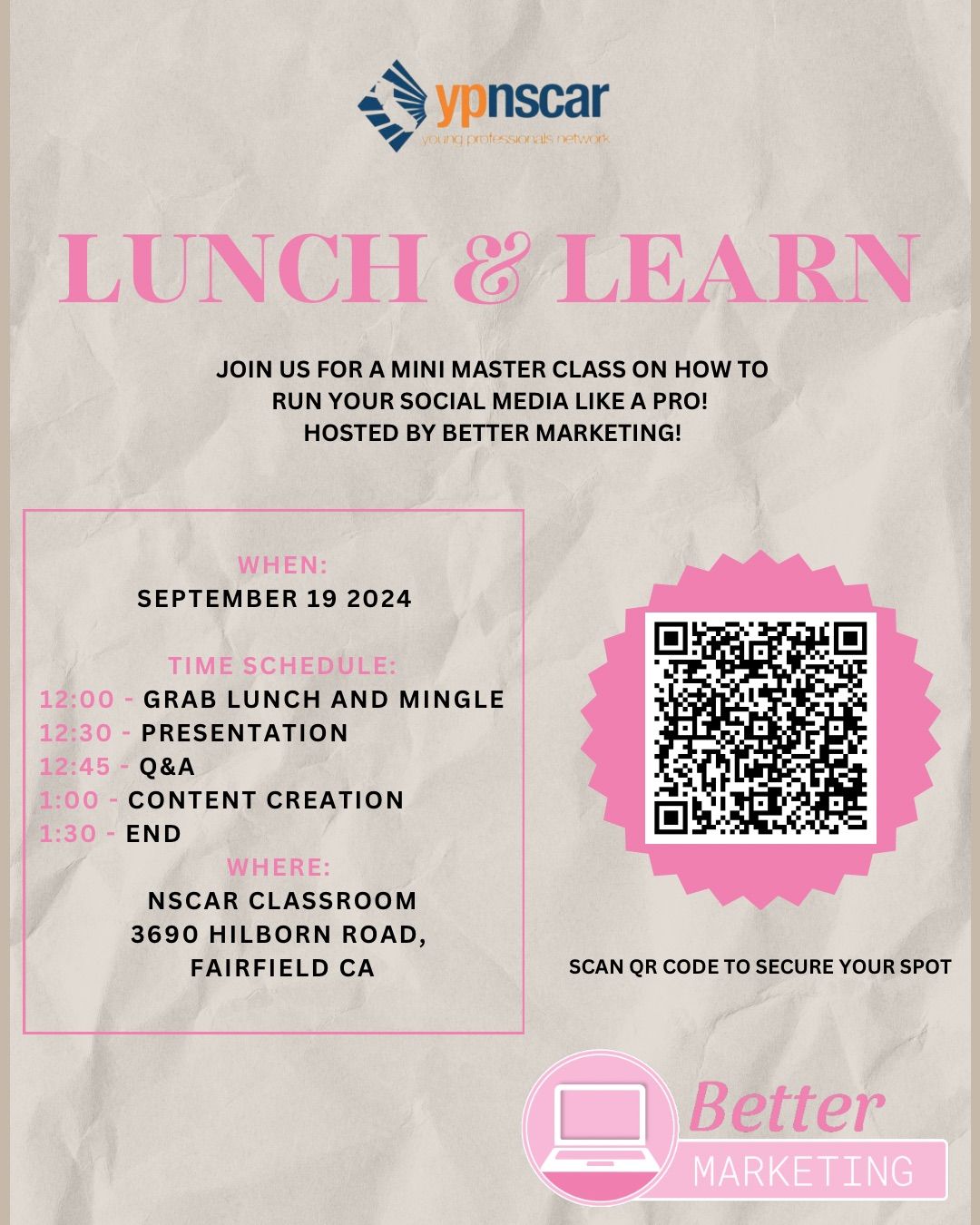 YPN SOCIAL MEDIA LUNCH & LEARN