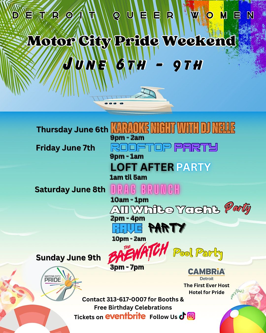 Motor City Pride Weekend 2024