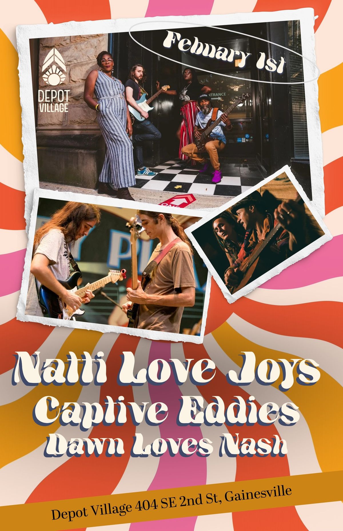 Natti Love Joys, Captive Eddies, & Dawn Loves Nash at Depot Village