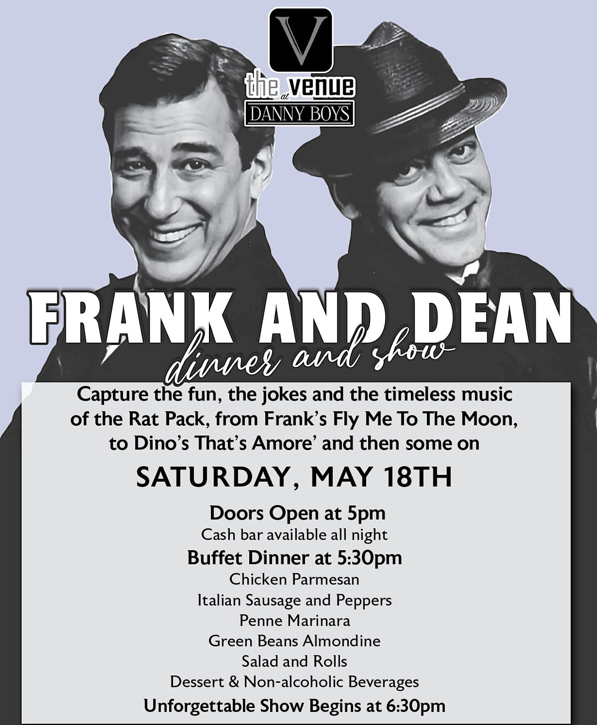 Frank and Dean Dinner and Show