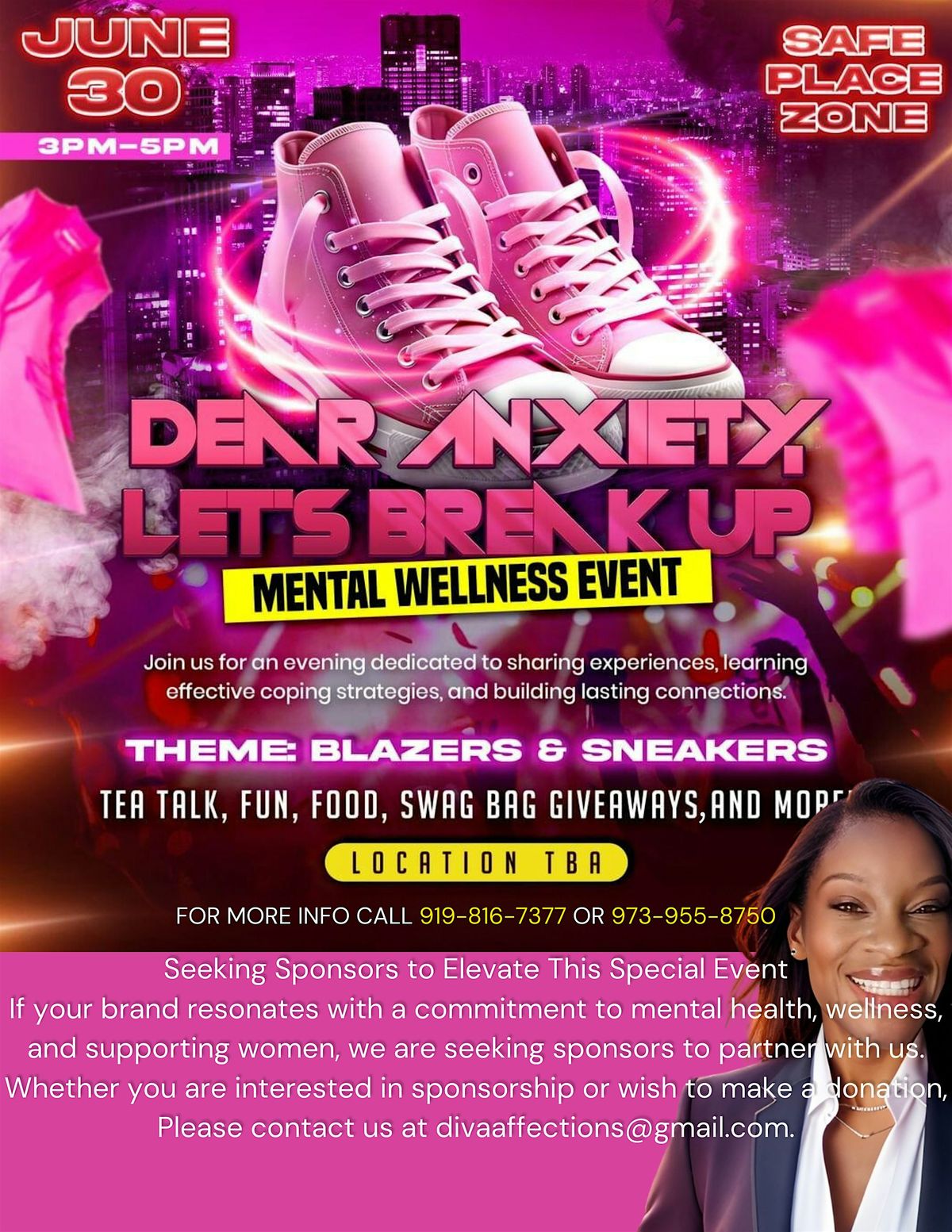Dear Anxiety, Let\u2019s Break Up! Mental Wellness Event