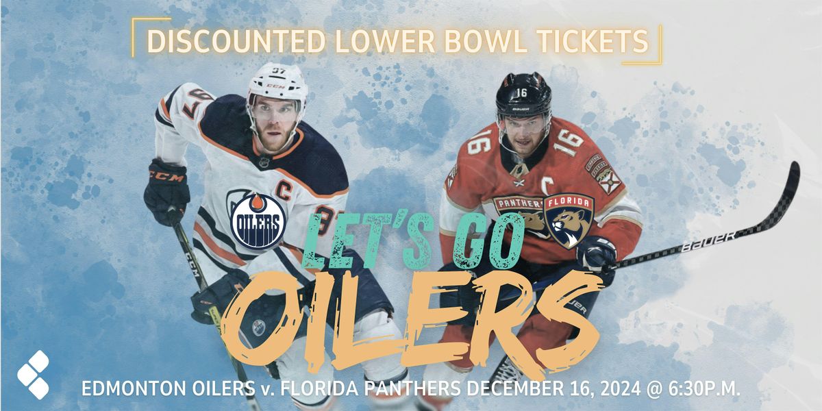 Edmonton Oilers V. Florida Panthers: Fundraiser for Cornerstone Counselling