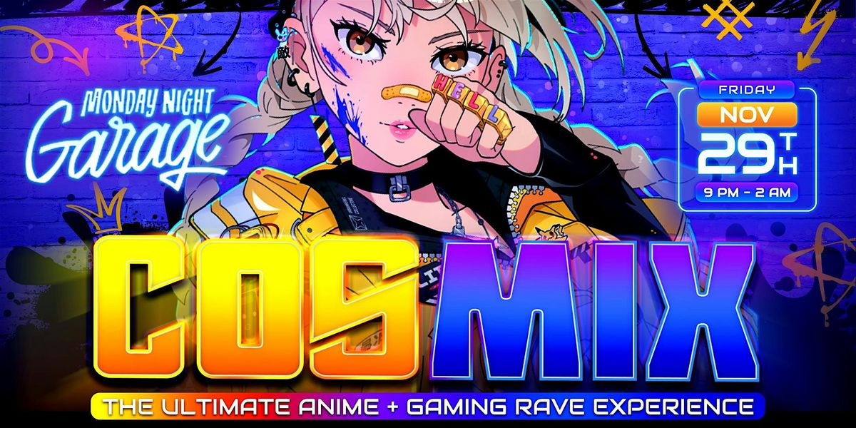 Cosmix Rave: The Ultimate Anime + Gaming Rave (Atlanta)