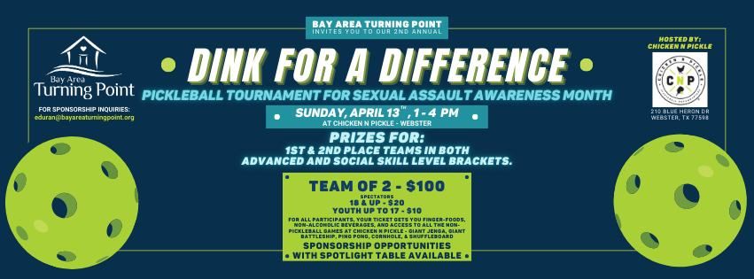 Dink for a Difference: Pickleball Tournament for SAAM